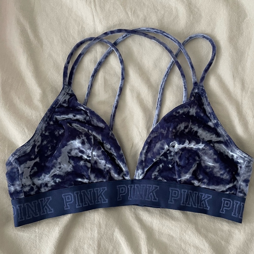 PINK Velvet Bralette